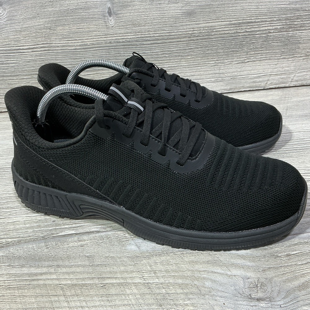 OrthoFeet Kita 80016 Black Lace Up Hands Free Sneakers Womens Size 11.5 B NEW